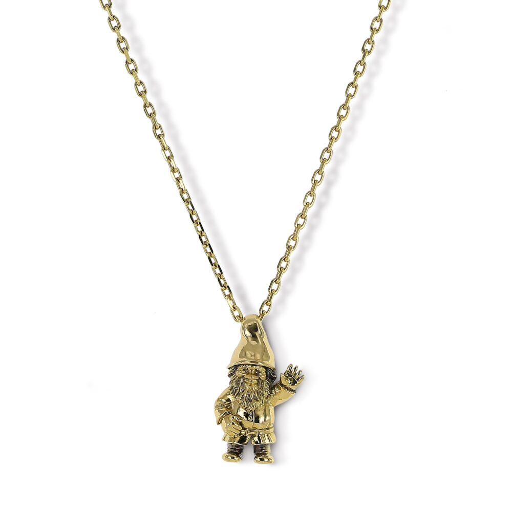 Gartenwerg mit Kette