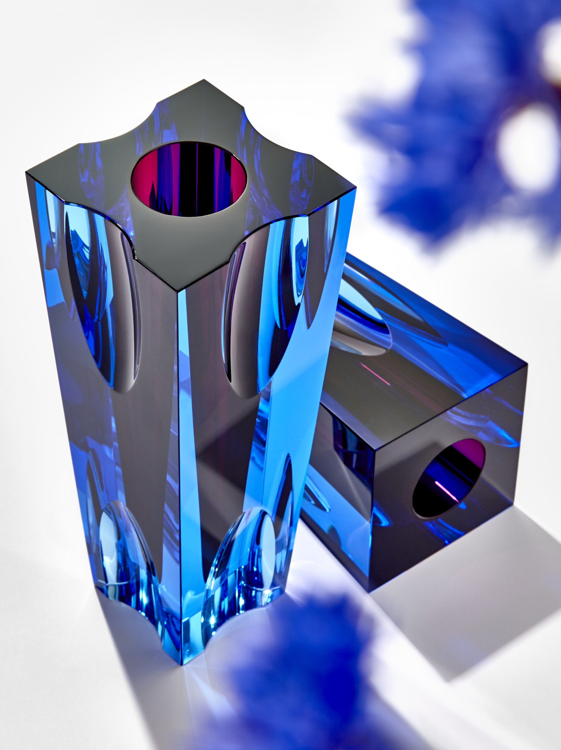 <strong>Moser Crystal</strong><br>Vase<br>Ellipse Half Lenses – Bild 3